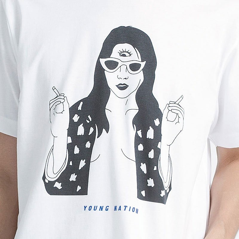 Ts.006 เสื้อยืดผู้ชายแขนสั้น ลาย Young Nation - Image 2