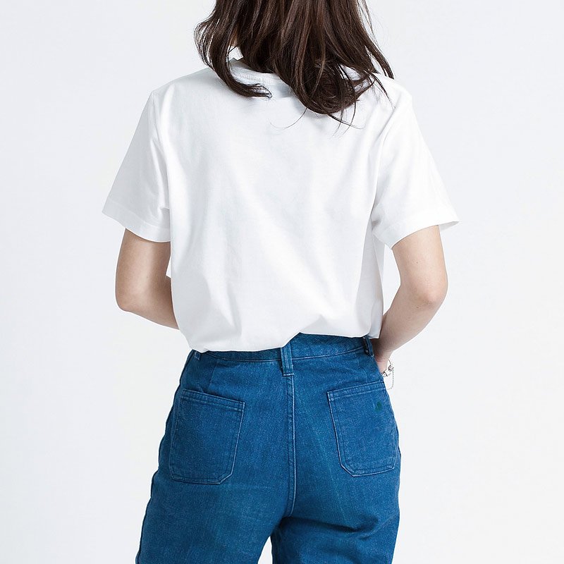 Ts.006 เสื้อยืดผู้หญิงแขนสั้น ลาย Young Nation - Image 3