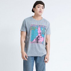 Ts.013 เสื้อยืดผู้ชายแขนสั้น ลาย Vintage Ads