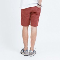 Alternative view of Sp.005 กางเกงขาสั้นผู้ชาย ผ้าชิโน สีแดง Red Brick