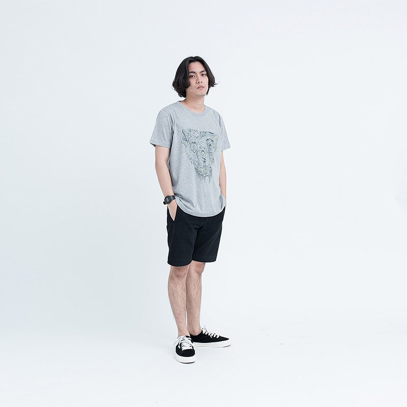 Ts.025 เสื้อยืดผู้ชายแขนสั้น ลาย Open Wide - Image 4