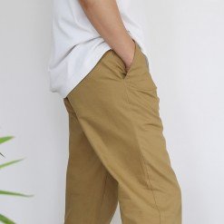 Alternative view of Lp.021 กางเกงขายาวผู้ชาย Uncle Pants สี Honey Brown