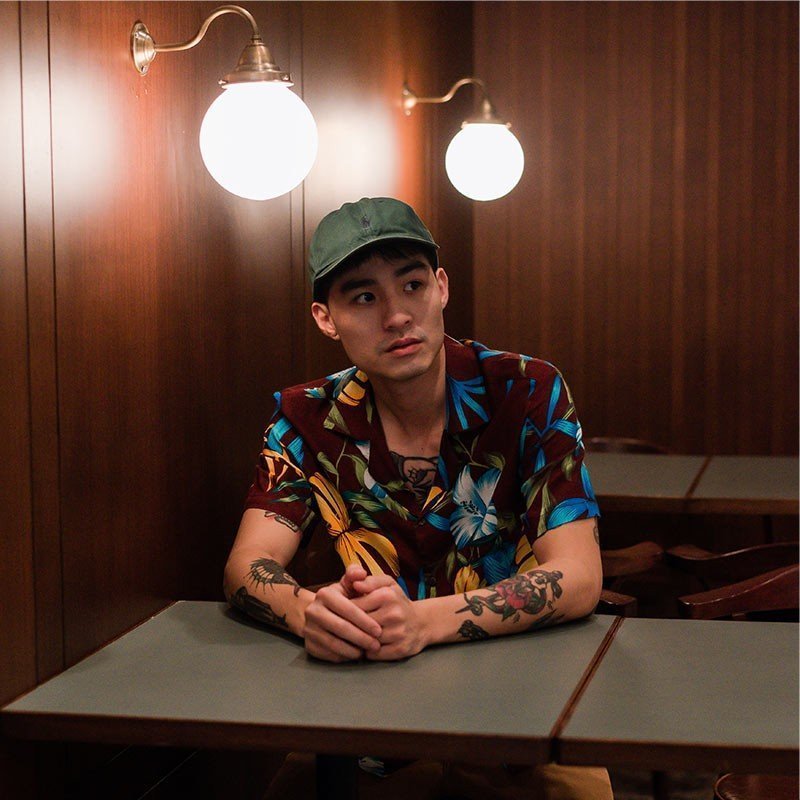Mr.789 เสื้อเชิ้ตทรงฮาวายผู้ชาย ลายดอก Hawaii Floral สีน้ำตาล - Image 7