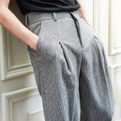 Alternative view of Lp.028 กางเกงขายาวผู้ชาย TWIST Trousers สีเทา